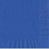 50 Plain Solid Colors Luncheon Dinner Napkins Paper - Royal