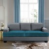 H.VERSAILTEX Stretch Velvet 2 Piece T Cushion Sofa Slipcovers -