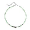 Unique Gems Women's Anklet Gemstone Anklet Diameter 4 mm Chakra