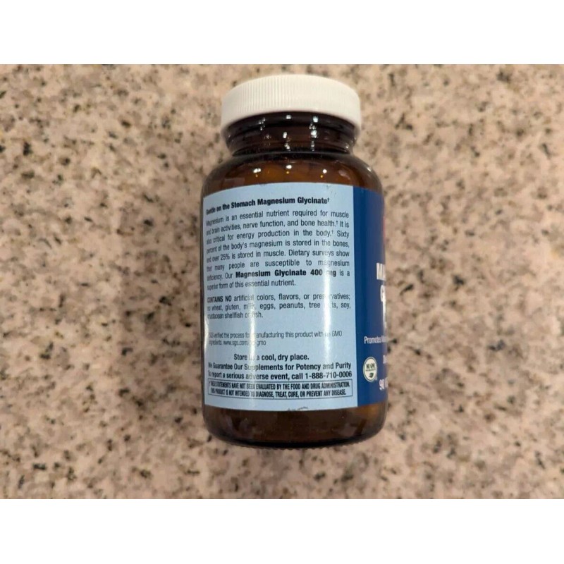 PCC Community Market Magnesium Glycinate 400 mg 90 Vegan Capsules