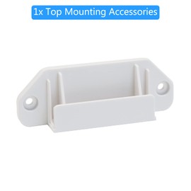 Retractable Mesh Baby Gate Parts (White) Drilling Installation Retractable Pet Gate Replacement Hardware Full Set Retractable Baby Gate Hardware Kit Compatible BETERTEK Retractable Mesh Gate
