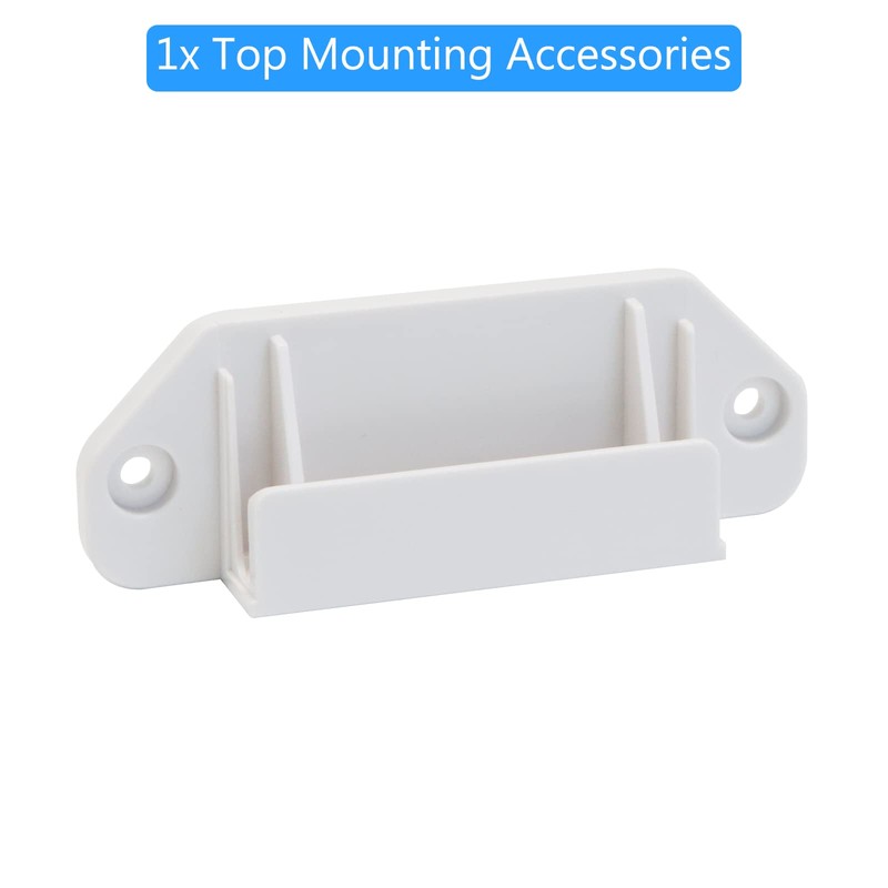 Retractable Mesh Baby Gate Parts (White) Drilling Installation Retractable Pet