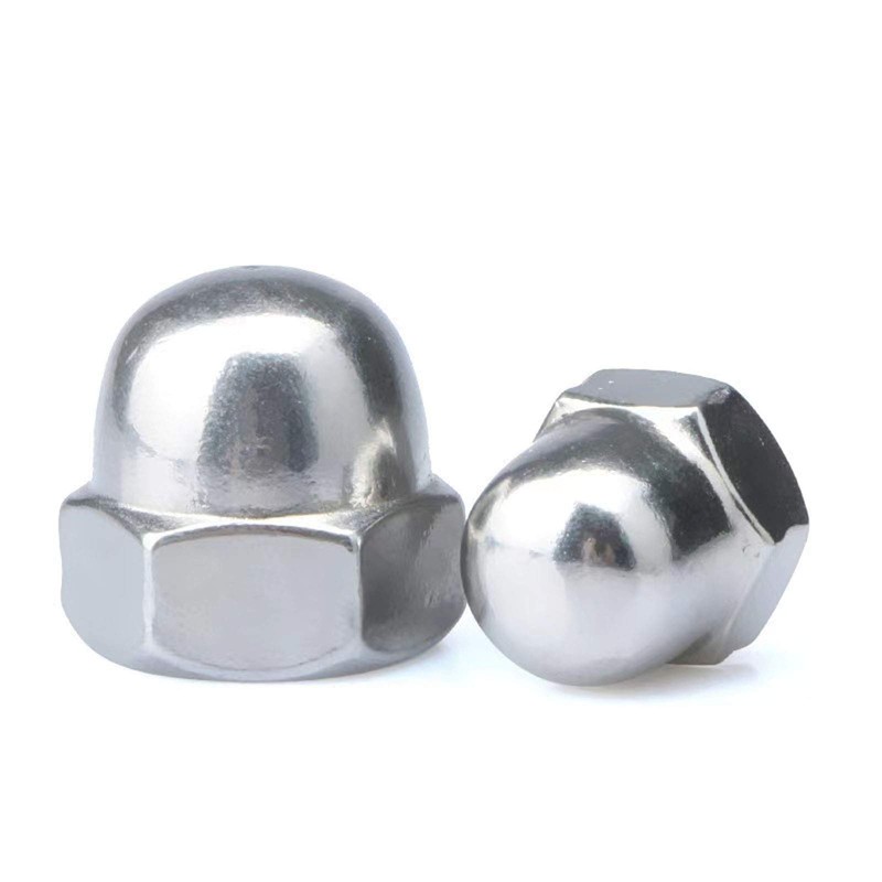 M12-1.75 Metric Acorn Cap Nuts Dome Head Nuts, 304 Stainless