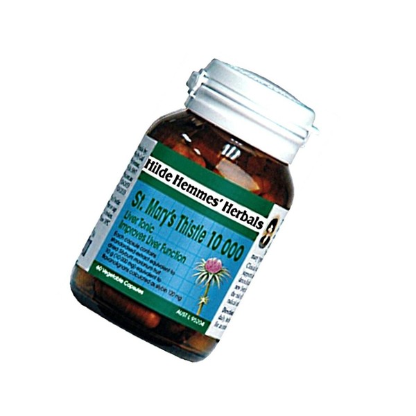 HILDE HEMMES HERBALS St Marys Thistle 10,000mg x 60 caps ( Liver Tonic )