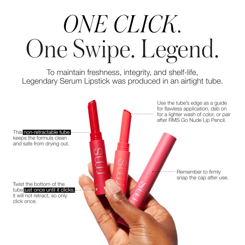 Rms Beauty Legendary Serum Lipstick 3.5g Rooby Moon