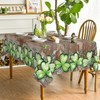 Horaldaily St. Patrick's Day Tablecloth 60×84 Inch Rectangular, Buffalo Plaid