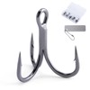 Goture Triple Hook Treble Hook with Hook Sharpener, Black Nickel