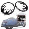 Unbranded Black Front Speaker Accent For Harley Electra Street Tri