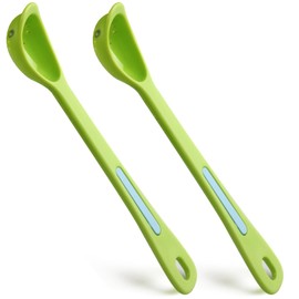 pickle forks 2 pieces Olive Spoon, pickle picker Jar Spoon and Fork Set, for Kitchen Olives Cans, Onions, Cucumbers, Slotted Spoon