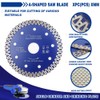 SHDIATOOL Diamond Saw Blade 115 mm 4.5 in A-shaped Cutting