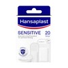 Hansaplast Sensitive Plasters, Pack of 20, Skin-Friendly and Hypoallergenic Wound