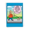 NobleWorks Dog Walker - Father's Day Greeting Card with Envelope