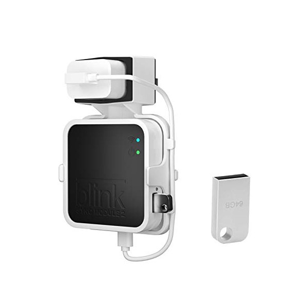 Outlet Wall Mount and 64GB USB Flash Drive for Blink