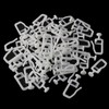 ZZLZX Curtain Track Glider Roller Hook 50PCS Curtain Gliders with