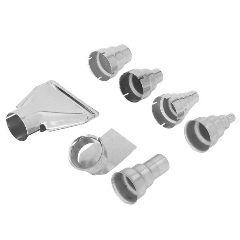7Pcs 35mm Heat Gun Nozzle Set Stainless Steel Hot Air