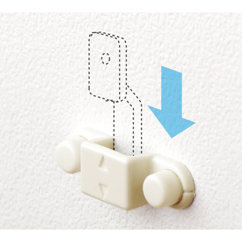 AIWA METALS AP-3002W "Hook That Can Attach Snobs to Walls"