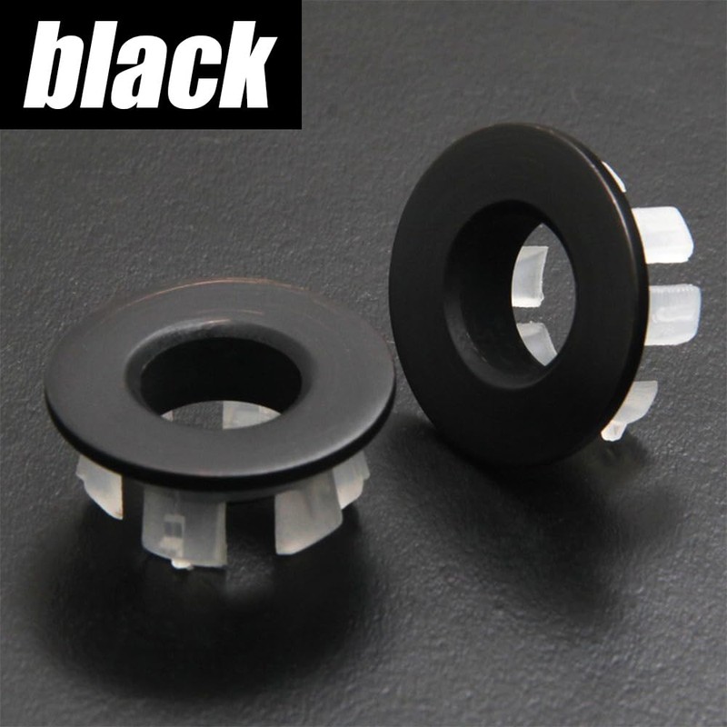 2 Pack Sink Overflow Cover, Bathroom Vanity Sink Basin Overflow