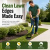 Manual Lawn Edger, 42-Inch Padded T-Handle Half-Moon Edging Tool with