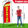 Buryeah 3 Sets Grand Opening Feather Flag Pole Kit 7ft