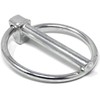 Design61 4x Standard Folding Pins 7.0 x 41 mm Galvanised