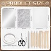 Yaocom 22 Pcs Metal Embossing Kit for Beginners, 0.3mm Thick