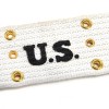 XXL WW2 U.S. M1936 White Parade MP Pistol Belt will