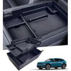 Katorn Double Layer Center Console Organizer Tray Storage Box for Honda Prologue EV/Acura ZDX 2025 2024, Interior Accessories Armrest Insert Tray Storage Box for 2024-2025 Prologue EV/ZDX, Black