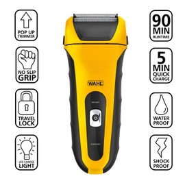 Wahl 7061-100 LifeProof Rechargeable WaterProof Wet/Dry Lithium-ion Shaver