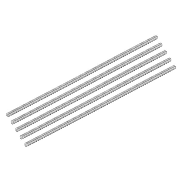 sourcing map 10Pcs M6 x 250mm Fully Threaded Rod 304