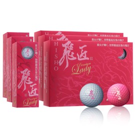 WORKS GOLF Premium Lady White Pearl Golf Ball, 3 Dozen