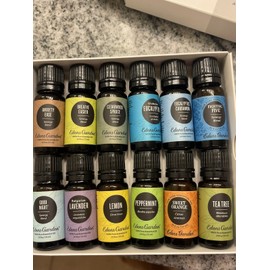 Edens Garden Best Of The Best Aromatherapy Gift Set Pure Therapeutic 12 Essential Oils 10 ml