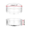 BTSKY 12Pcs 45mm Transparent Sphere Round Stands Baseball Holders -