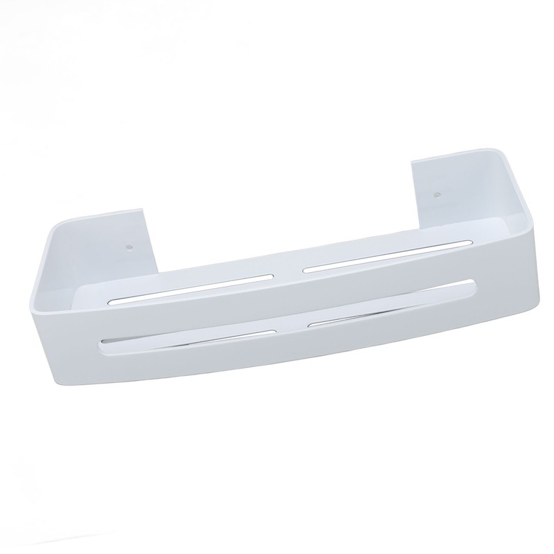 Wall Mount Bathroom Shelf Shower Bath Rack Single Layer Space