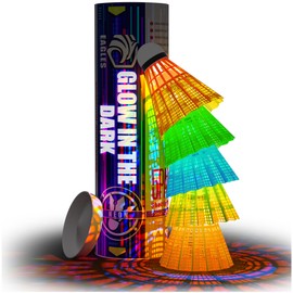 EAGLES LED Badminton Shuttlecocks - 5 Pack Lighting Birdies