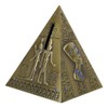 Egyptian Pyramid Piggy Bank Delicate Tourist Souvenir Money Box (Bronze