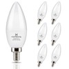 E12 Candelabra LED Bulbs 4000K Daylight Ceiling Fan Light Bulb
