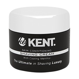 Kent Shaving Cream SCT2 Superior Men Smooth Cooling Menthol Shave Cream, No More Nicks, Cuts or Razor Burn. Perfect Size for Home. Great for Sensitive Skin and all Skin types.