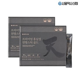 서울약사신협 홍삼정 천명스틱 골드 30포 2세트 Seoul Pharmacists Cooperative Red Ginseng Essence Cheonmyeong Stick Gold 30 Packs 2 Sets