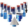 BRSCHNITT Diamond Core Drill Bit Set - 6/8/25/35/50mm Diamond Hole