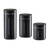 Zeller 19797 Storage Jar 1200 ml Black