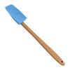 R&M International Mini Silicone Spoon/Spatula, 7.75", Blue