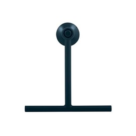 Spirella Bathroom and Shower Squeegee Bathroom Wiper Bathroom and Shower Wiper with Suction Cup Wall Hanger - Plastic - 22 x 23 cm - Petrol Blue