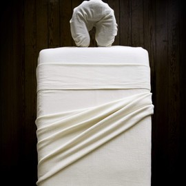 Sposh Organic Flannel Massage Sheet Set - Natural