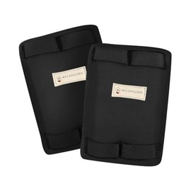 WALDHAUSEN Buckle Protection for Short Straps Soft Material, Black, Pair