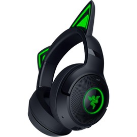Razer Kraken Kitty V2 BT Wireless Gaming Headset for Gaming & Chat Distribution That Shows Your Personality with Cat Mimi with Bluetooth Low Latency, Gaming Mode, Lightweight, 11.6 oz (325 g
