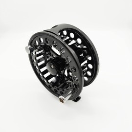 Orurdo Fishing Tackle Reel Fly Reel "Flaldo A" Large Arbor Fly Fishing (Black / 3.0 inches (75 mm) qb010212b01n0