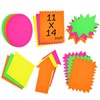Stockroom Plus Neon Poster Board Shapes - 11 x 14