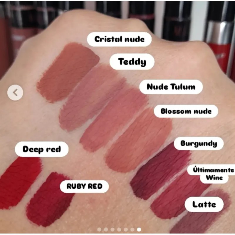 Cy Zone Pack 4 Labial Studio Look Mate Indeleble Cyzone