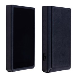 MITER Case for Sony Walkman Sony Walkman NW-ZX707 ZX706 Handmade Italian PU Leather Cover Case Cover for ZX700 (Black)