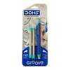 Groove Retractable Click Pencil Eraser, GREEN Body, Pack of 1,